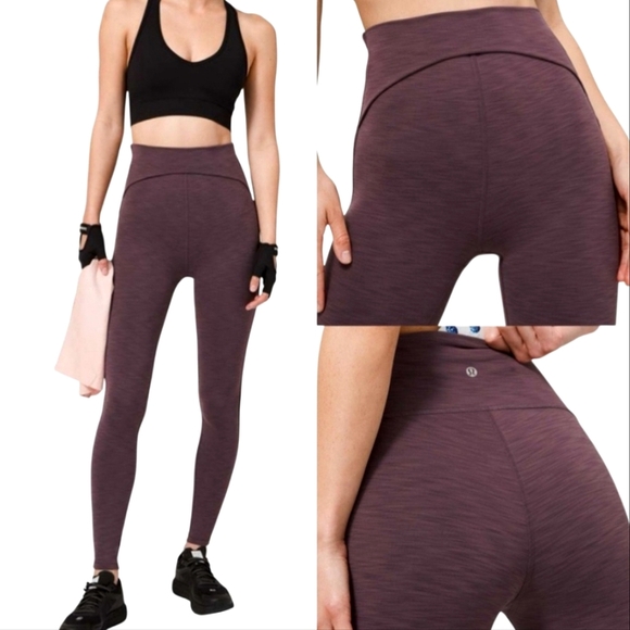 lululemon athletica Pants - LULULEMON ATHLETICA Power Within Super High-Rise Heathered Black Currant Purple